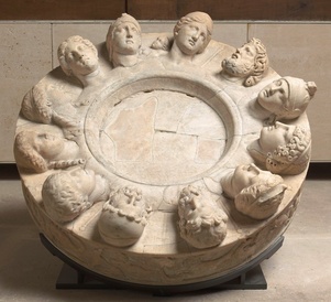 "Altar" with Zodiacal Frieze and Heads of the Twelve Gods