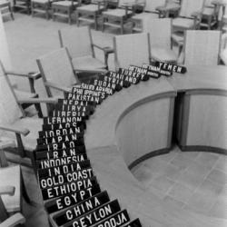 Place Markers at the Bandung Afro-Asian Conference, 1955. (Life Magazine, April 1955)